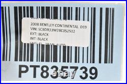03-09 Bentley Continental Front Left Driver Side Door Frame Panel Assembly Oem