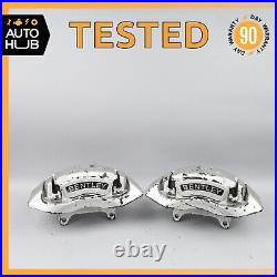 03-12 Bentley Continental GT GTC Front Brake Calipers Left and Right Set OEM