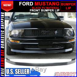 05-09 Ford Mustang Polyurethane Chin Spoiler Front Lip For V6 Pony Models