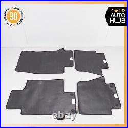 10-16 Maserati GranTurismo M145 Front & Rear Floor Mat Carpet Cover Set 8k Miles