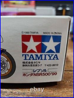 14077 Tamiya 1/12 Respol Honda NSR 500'99 112th Model Kit. New Sealed parts