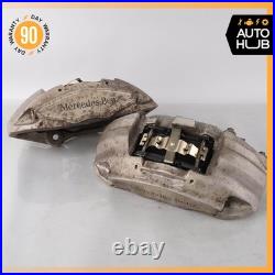15-20 Mercedes W205 C300 E350 4Matic Front Brake Calipers Set 0114219798 OEM 59k