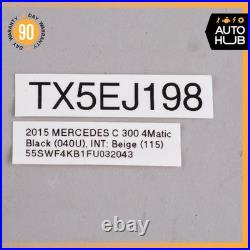 15-20 Mercedes W205 C300 E350 4Matic Front Brake Calipers Set 0114219798 OEM 59k