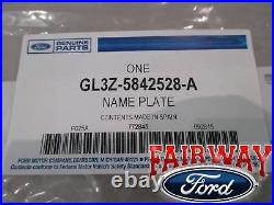 15 thru 20 F-150 OEM Genuine Ford Parts LIMITED Model Hood Emblem with Template