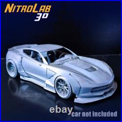 17 Scale C7 Corvette FENDERS ONLY BODYKIT