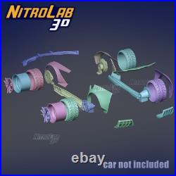 17 Scale C7 Corvette FENDERS ONLY BODYKIT