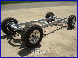1928-1931 Ford Model A Complete Chassis Dropped Axle I-Beam Chevy Mnts Chrome