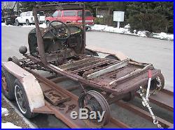 1928 Ford Model A Chassis, Numbers Matching Engine Turns Over 1929 1930 1931