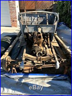 1928 Ford Model A open cab roadster pickup truck (project car with many parts)