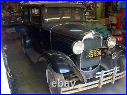 1930 Ford Model A Sedan withpaperwork Since 1965 Barn Find Salvage Parts Car