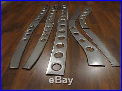 1935 1940 Ford Easy Weld DIMPLED Frame Boxing Plates 35 40 Belled Chassis