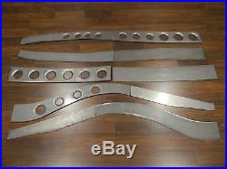 1935 1940 Ford Easy Weld DIMPLED Frame Boxing Plates 35 40 Belled Chassis