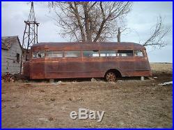 1936 GMC Hicks School Bus Body Vintage Truck Street Rat Rod 1932 1933 1934 1935