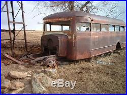 1936 GMC Hicks School Bus Body Vintage Truck Street Rat Rod 1932 1933 1934 1935