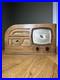 1939 Simplex Model U61T Asymmetrical Wood Tube Radio For Parts / Repair