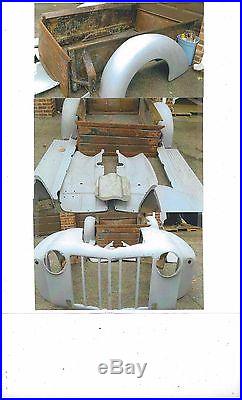 1945 Ford 1/2 Ton Pickup Rolling Chassis Original Parts Model 59 V8