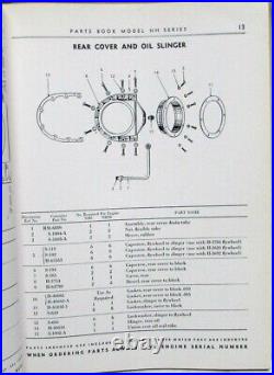 1951-1952 Mack LJSW Model Parts Book Number 2056 and 1949 Cummins NH Parts Book