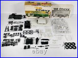 1956 Chevy 2 Door Sedan Revell 125 Model Kit H-1273 Parts Lot