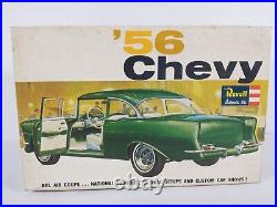 1956 Chevy 2 Door Sedan Revell 125 Model Kit H-1273 Parts Lot