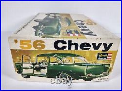 1956 Chevy 2 Door Sedan Revell 125 Model Kit H-1273 Parts Lot