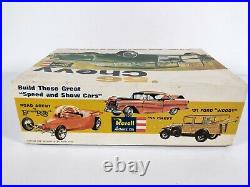 1956 Chevy 2 Door Sedan Revell 125 Model Kit H-1273 Parts Lot