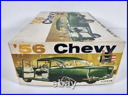 1956 Chevy 2 Door Sedan Revell 125 Model Kit H-1273 Parts Lot