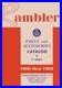1960-1965 AMC All Models Parts Book
