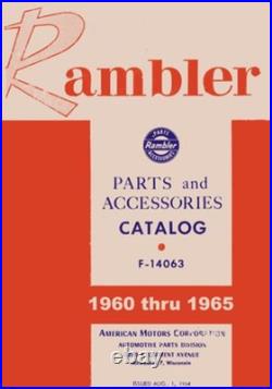1960-1965 AMC All Models Parts Book
