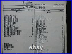 1962 1963 Genuine Cessna Model 180f & 185 Airplane Parts Catalog Manual