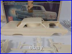 1964 Chevrolet Impala SS Hardtop AMT 125 Model Kit 6724 Parts Lot