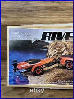 1970s REVELL RIVER RAT Model Kit Chevy Luv Pickup Boat Trailer. Missing Parts
