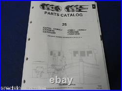 1992, 25 Model, Parts Catalog Evinrude Jhonson