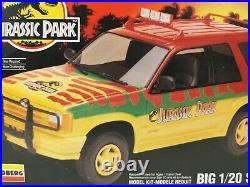 1994 Lindberg Jurassic Park Explorer 120 Model Kit Parts Lot