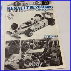 1/12 BIG SCALE No. 33 RENAULT RE-20 TURBO withPHOTO-ETCHED PARTS Kit 12033 TAMIYA