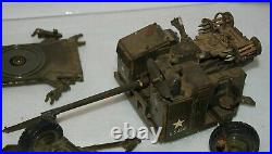 1/35 Vintage Rare 1950's Renwal Skysweeper 75mm Antiaircraft Gun Parts Repair