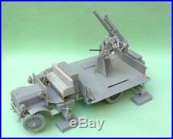 1/35 scale WW1 Peerles 13 cwt AA gun resin kit detailed PE parts military model