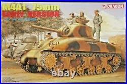 1/3 Dragon 6048 M4A1 75mm Sherman Early Ver Tank witho Decals & 2 Parts Bags open