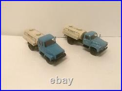 1/43 Set of 2 Milk trucks GAZ-53 & GAZ-3309 Handmade by Kherson-Models Ukraine