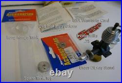 1x Irvine Mills Model Diesel Aircraft Engine withExtra Parts LR Tank, Washer, T Top