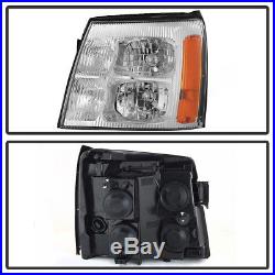 2003-2006 Cadillac Escalade Headlights Headlamps Replacement For 03-06 HID Model