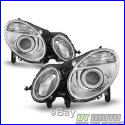 2003-2009 Mercedes Benz W211 E-Class Headlights Xenon HID Models Fit Only 03-09