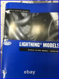 2006 Buell Lightning Models Service Shop Repair Workshop Manual Set W Parts Bk