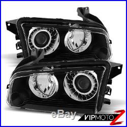 2008-2009-2010 Dodge Charger FACTORY HID MODEL D1S Black Headlights Assembly
