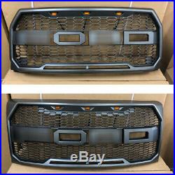 2009-2017 For F150 Raptor Style Front Bumper Grille Grill 2 Model