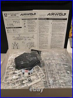 2009 Aoshima Airwolf Helicopter 148 Plastic Model Kit With Etching Parts #44957