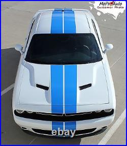 2015-2020 for Dodge Challenger R/T SXT Rally Racing Stripes Graphic Decal 3M PD