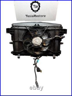 2017-2023 Tesla Model 3 Radiator Cooling Fan Shroud & Shutter Oem, 1103545-00-b