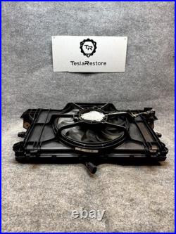 2017-2023 Tesla Model 3 Radiator Cooling Fan Shroud & Shutter Oem, 1103545-00-b