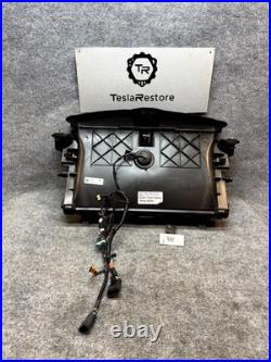 2017-2023 Tesla Model 3 Radiator Cooling Fan Shroud & Shutter Oem, 1103545-00-b