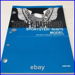 2022 Harley Davidson Sportster RH975 Model Parts Catalog Manual OEM